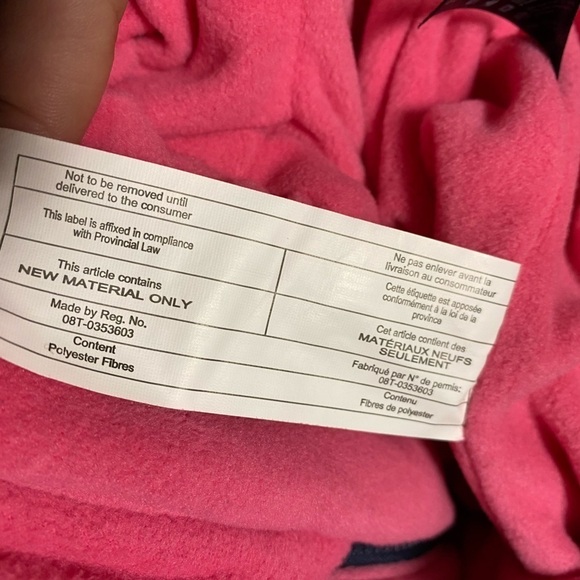 George Infant Girl Snowsuit, Size 0-3 Months. Blue, Pink Polka Dots - Picture 9 of 9